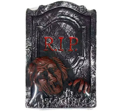 RIP Foam Zombie Tombstone 34x3.50x55 cm