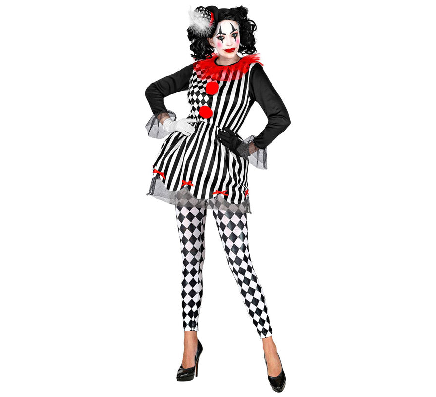 Leggings a Rombos Blancos y Negros para mujer