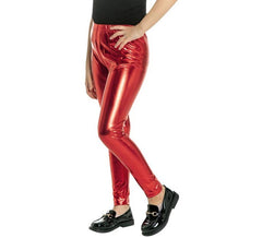 Girl's Bright Red Leggings
