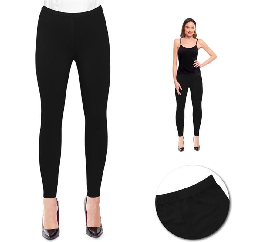 Leggins color negro para mujer