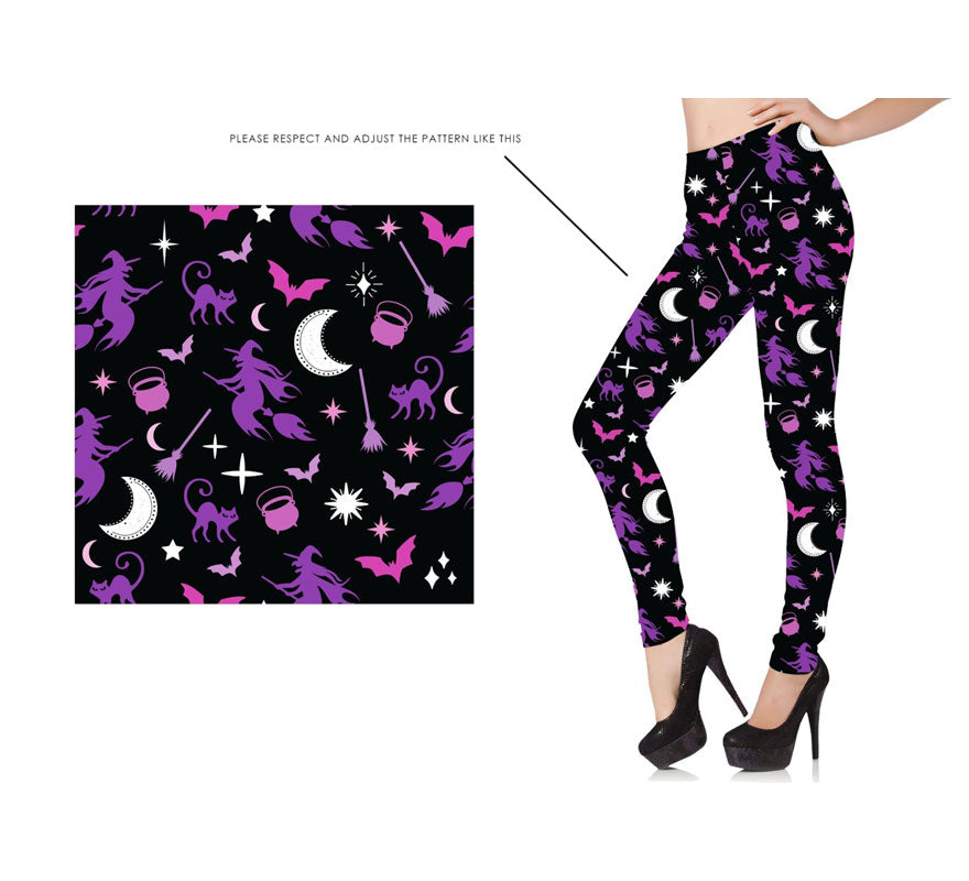 Translation missing: en.Leggins de Bruja púrpura para mujer