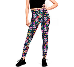 Catrina Skull Leggings for Women