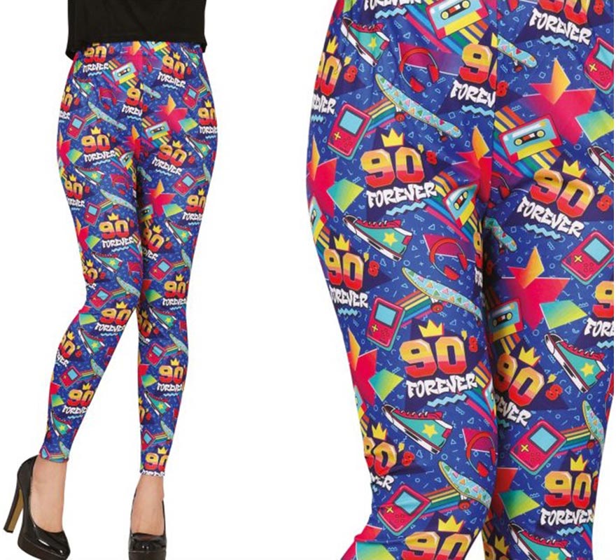 Leggins de los años 90 para mujer