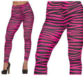 Leggins estampado de Cebra fucsia para mujer