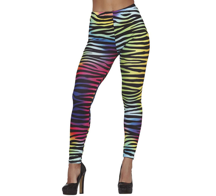 Leggins estampado Tigre multicolor para mujer