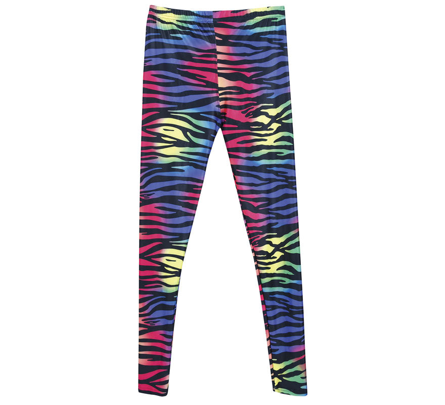 Leggins estampado Tigre multicolor para mujer
