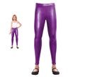 Leggins Metalizado lila para niña