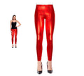 Leggins Metalizado rojo para mujer
