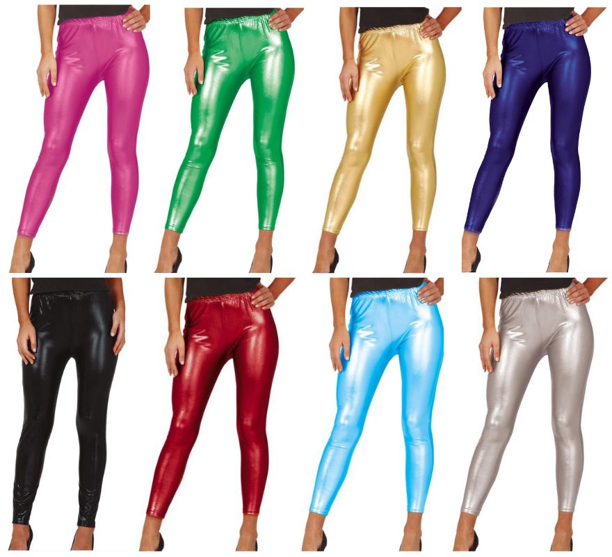 Leggins Metalizados en varios colores