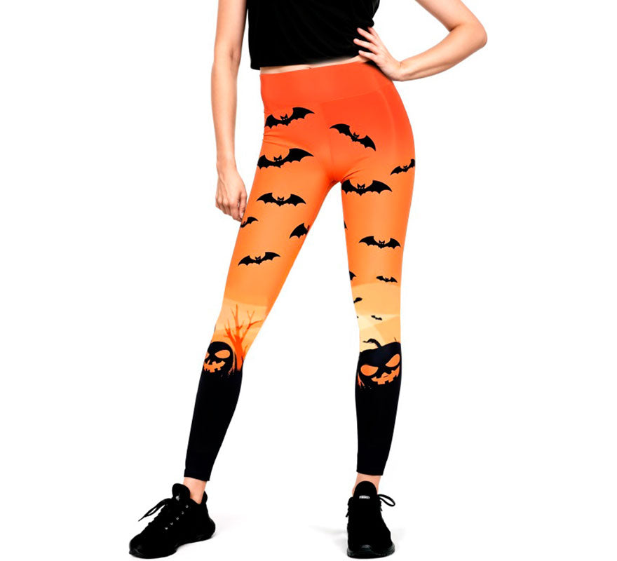 Translation missing: en.Leggins naranjas de Calabaza para mujer