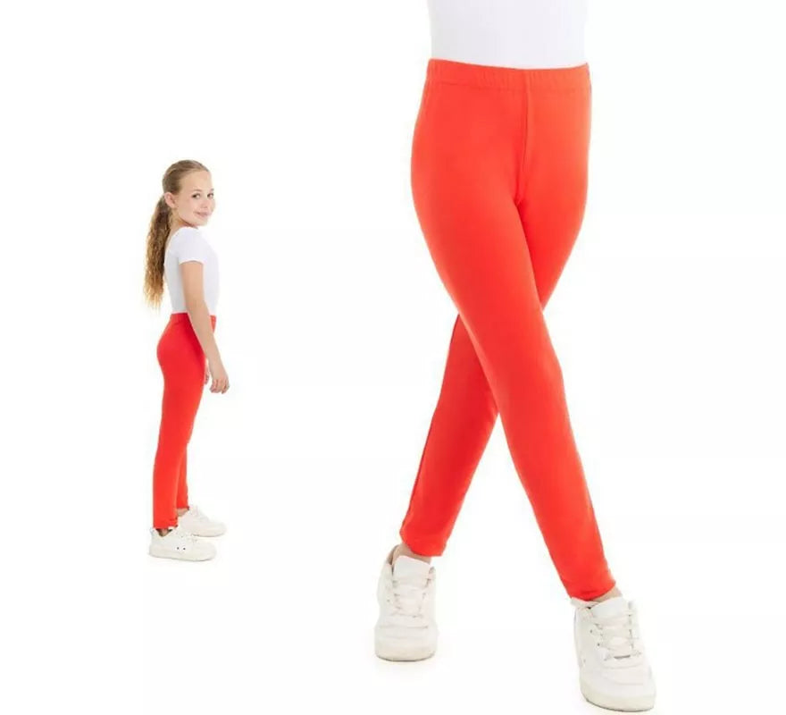 Translation missing: en.Leggins naranjas fluorescentes para niña