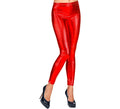 Leggins rojos Metalizados para mujer