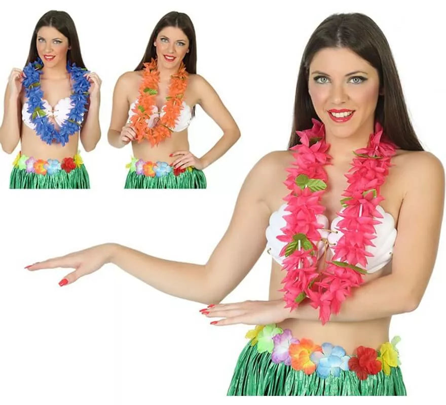 Translation missing: en.Lei o Collar Hawaiano en 3 colores surtidos