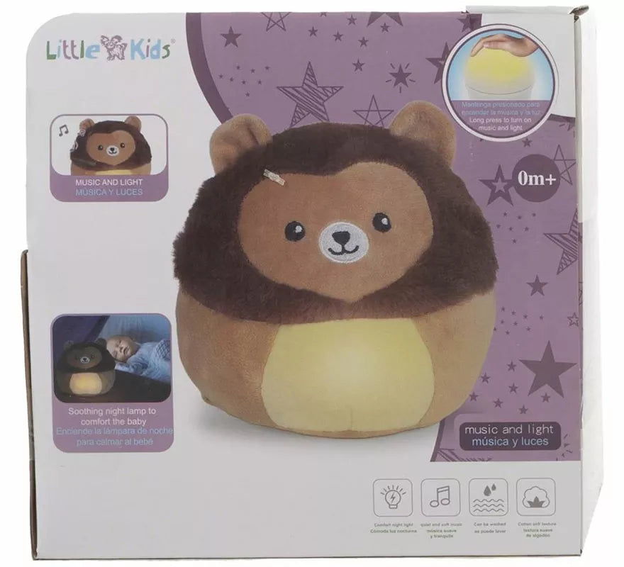 Translation missing: en.León de Peluche Relajante con Luz y Sonido de 24 cm