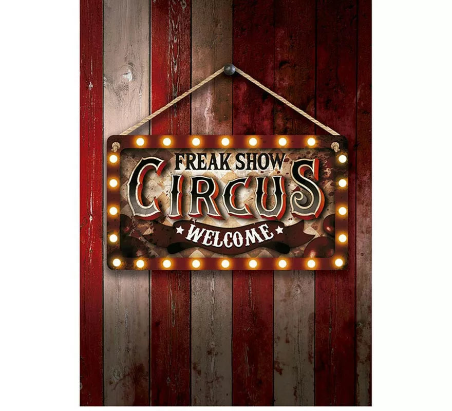 "Letrero ""Circus"" de madera de 35x20 cm"