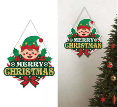 35x35cm Merry Christmas Sign
