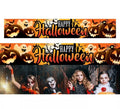 Letrero Happy Halloween de tela de 290x50 cm