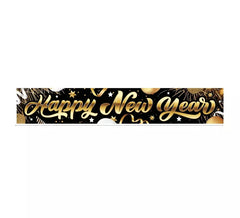 Happy New Year fabric sign 290x50 cm