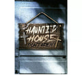 "Letrero ""Hounted House"" de madera de 35x20 cm "