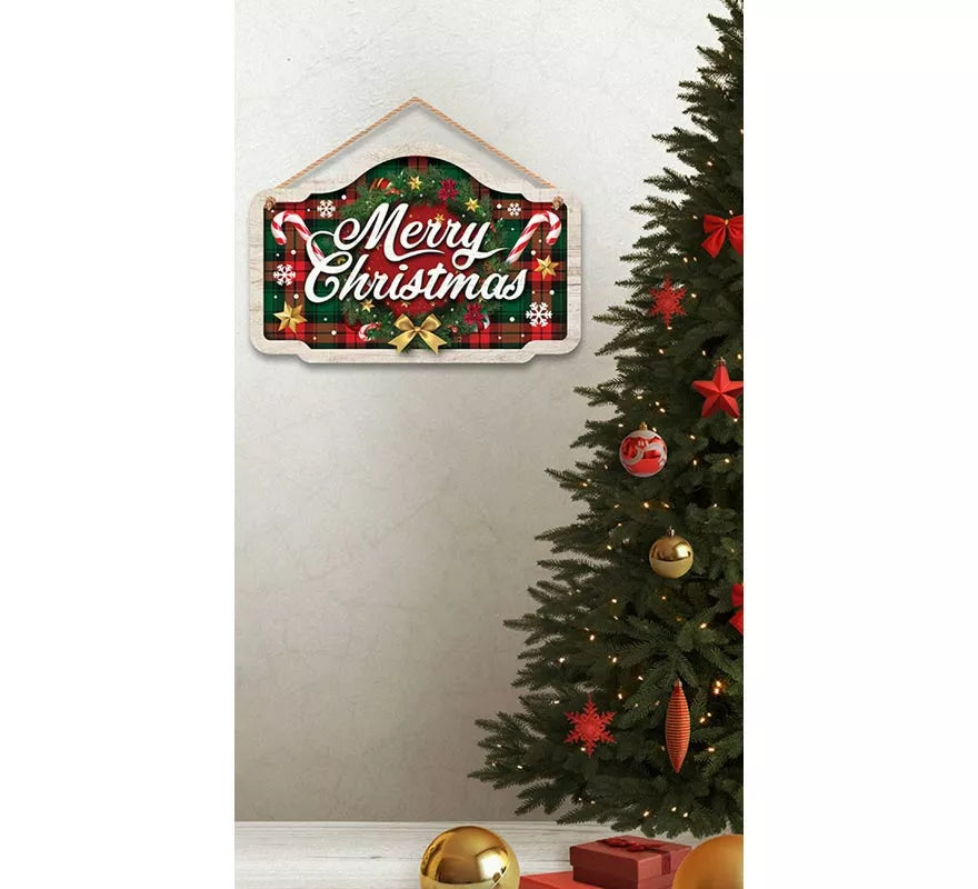 Translation missing: en.Letrero Merry Christmas de 34x19 cm