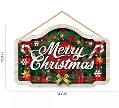 Merry Christmas sign 34x19 cm