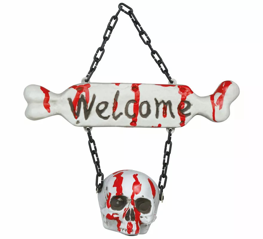 Translation missing: en.Letrero Welcome Huesos de 40x37 cm