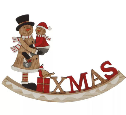 Letrero Xmas 20 cm de Madera