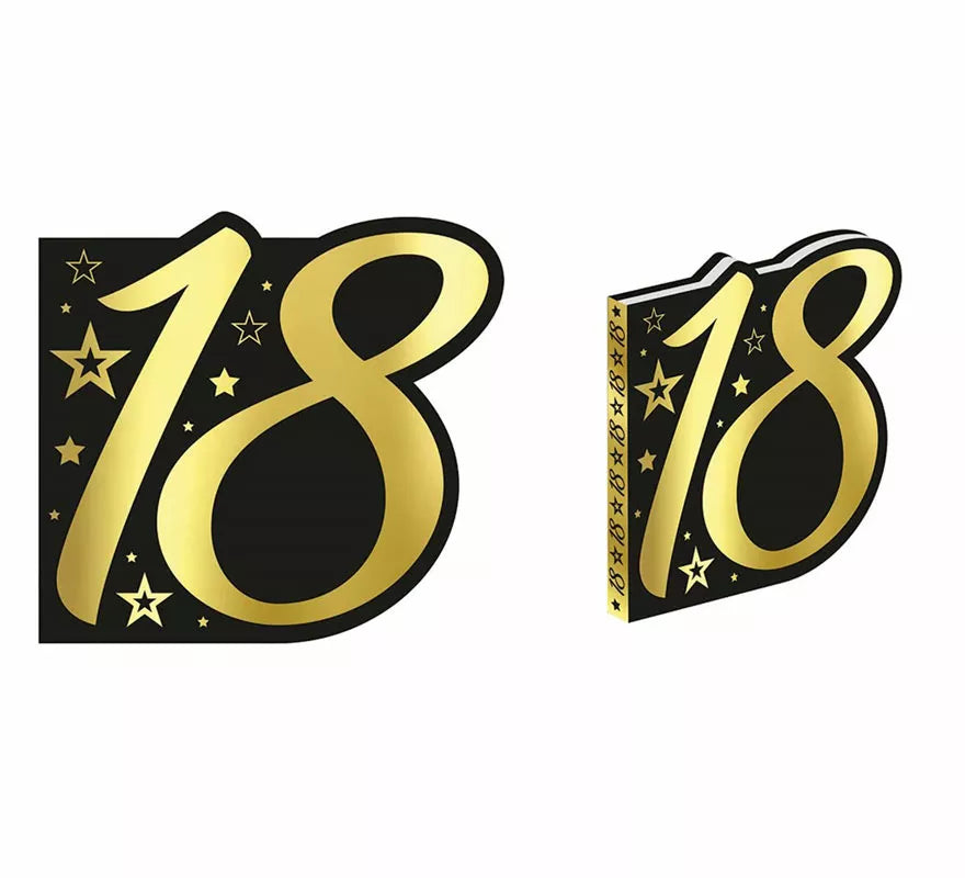 Translation missing: en.Libro Dorado y Negro 18 Años Cumpleaños y Aniversarios de 26 Páginas