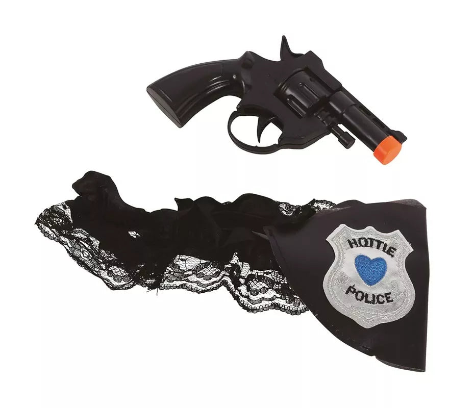 Liga con Pistola de Policía