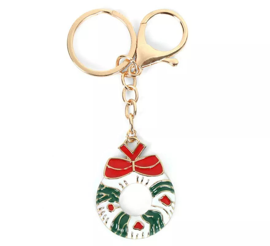 Translation missing: en.Llavero de Corona de Navidad de 3,5x4 cm