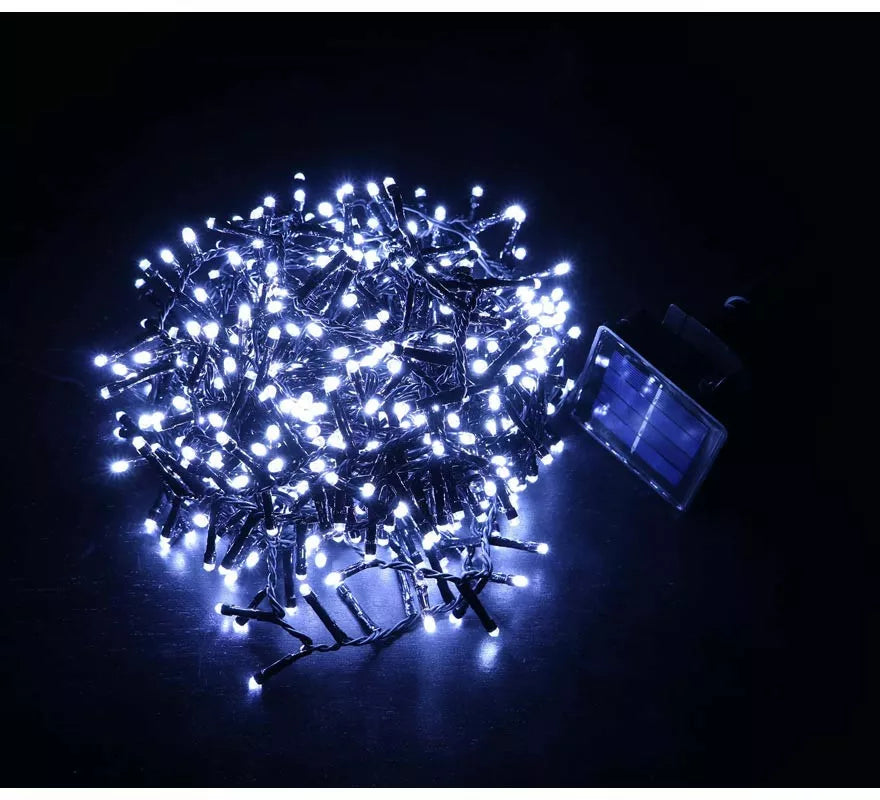 Translation missing: en.Luces de 144 Led blanco extensión múltiple solar