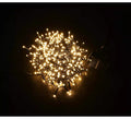 Luces de 144 Led cálido extensión múltiple solar