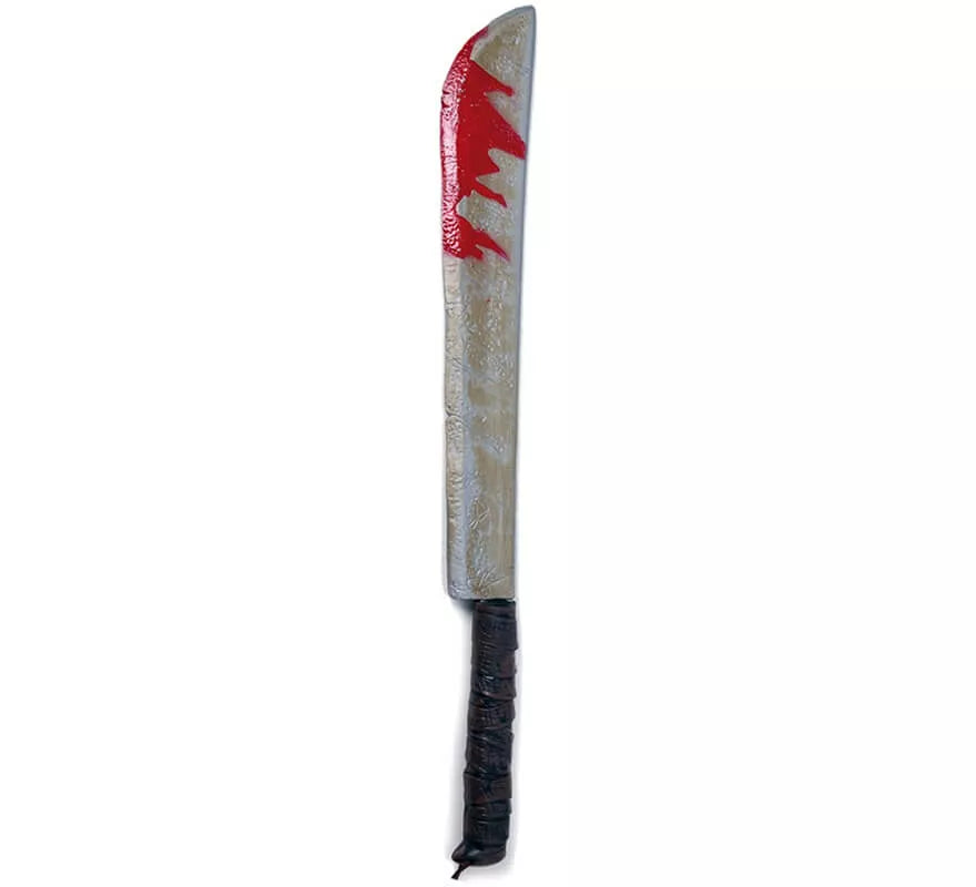 Machete con sangre 78 cm