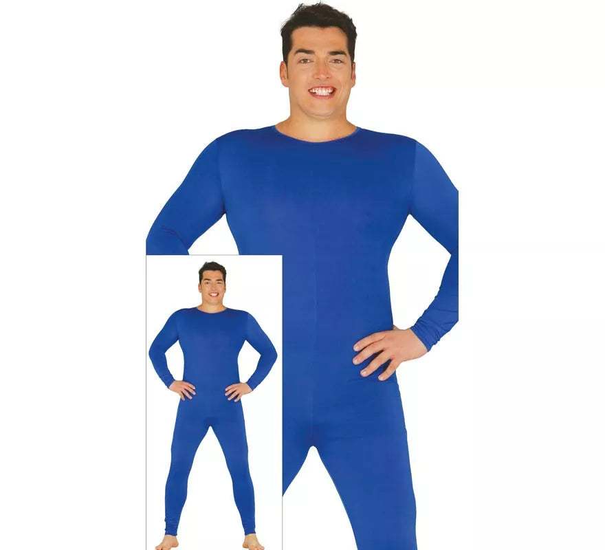 Maillot o Mono color azul para hombre