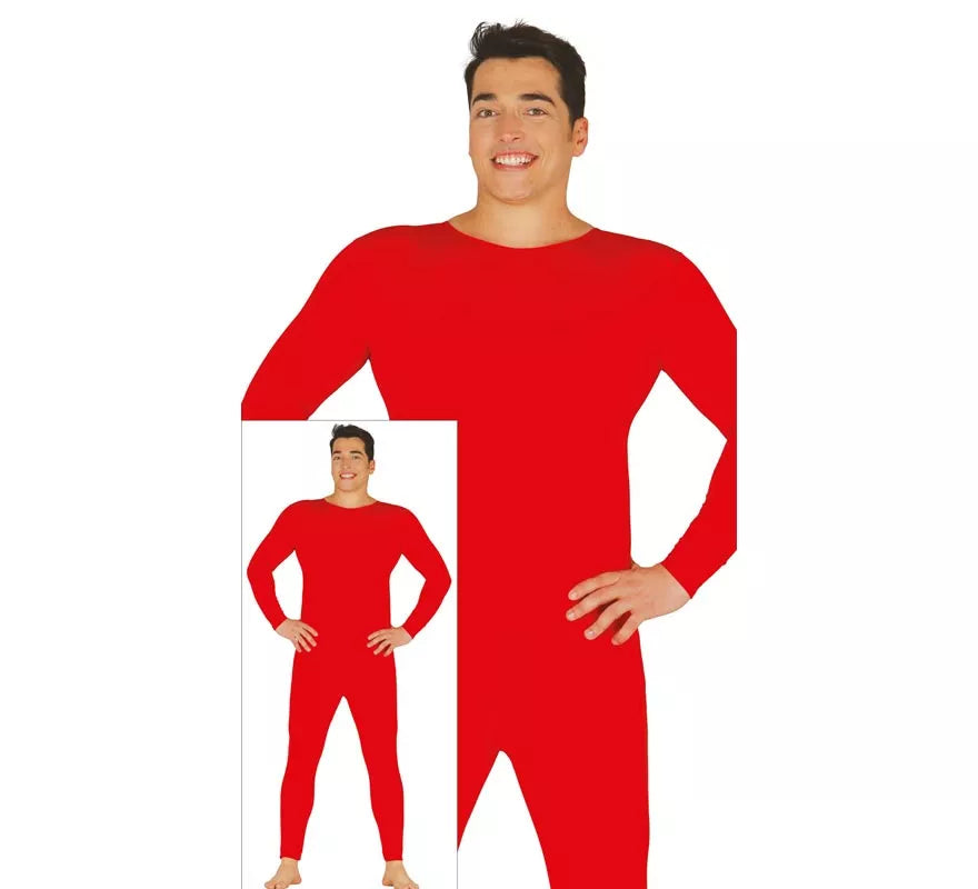 Maillot o Mono color rojo para hombre