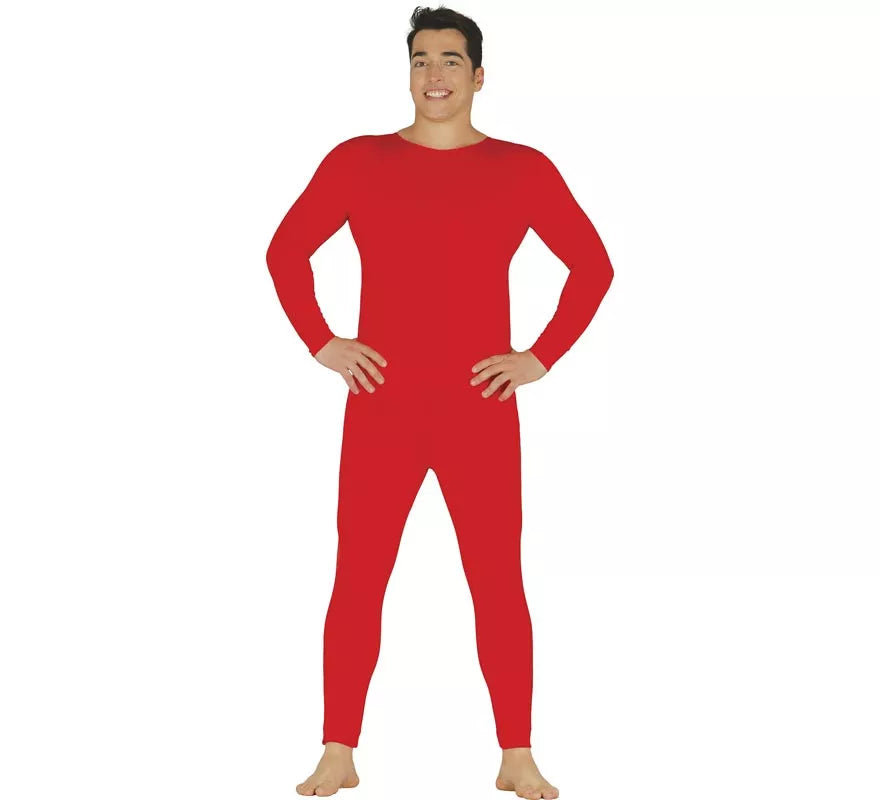 Maillot o Mono color rojo para hombre