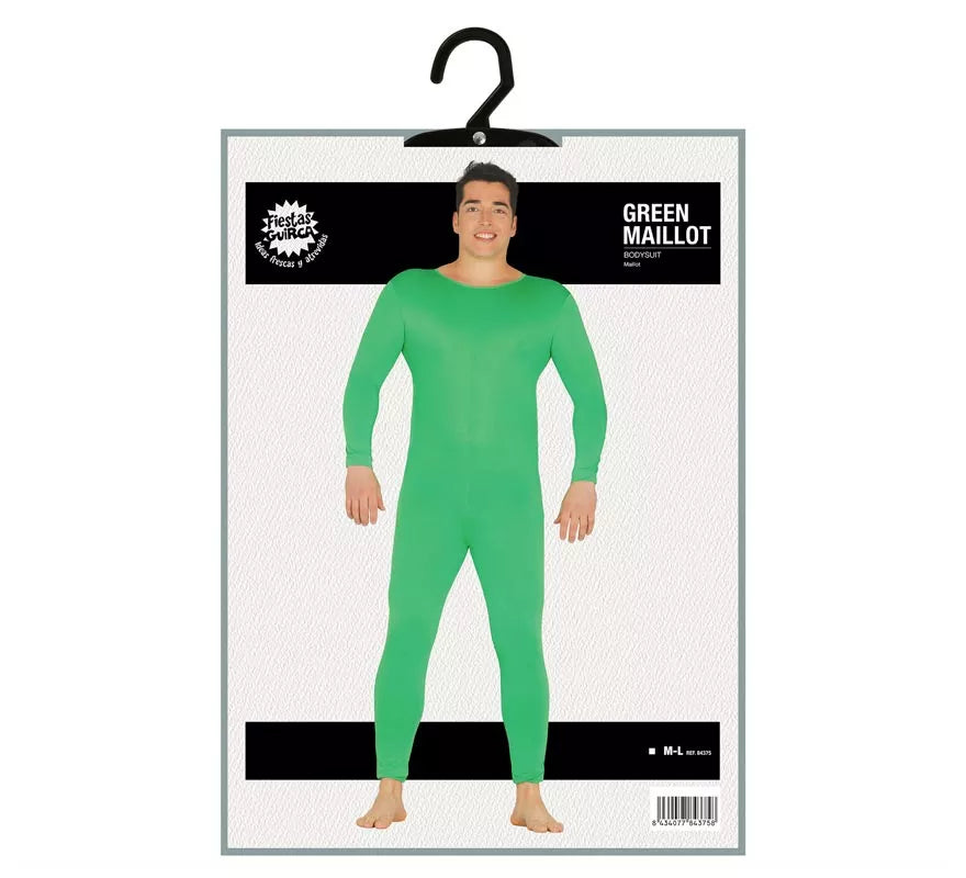 Translation missing: en.Maillot o Mono color verde para hombre