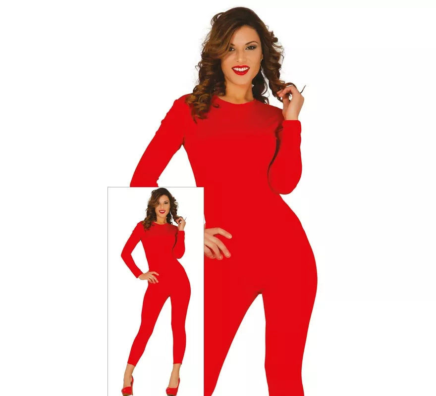 Maillot o Mono de color rojo para mujer