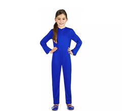 Blue knitted jersey or jumpsuit for children