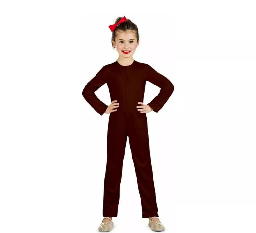 Maillot o Mono de punto Marrón para niños