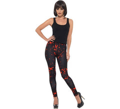 Black Mesh with Blood Splatter for women