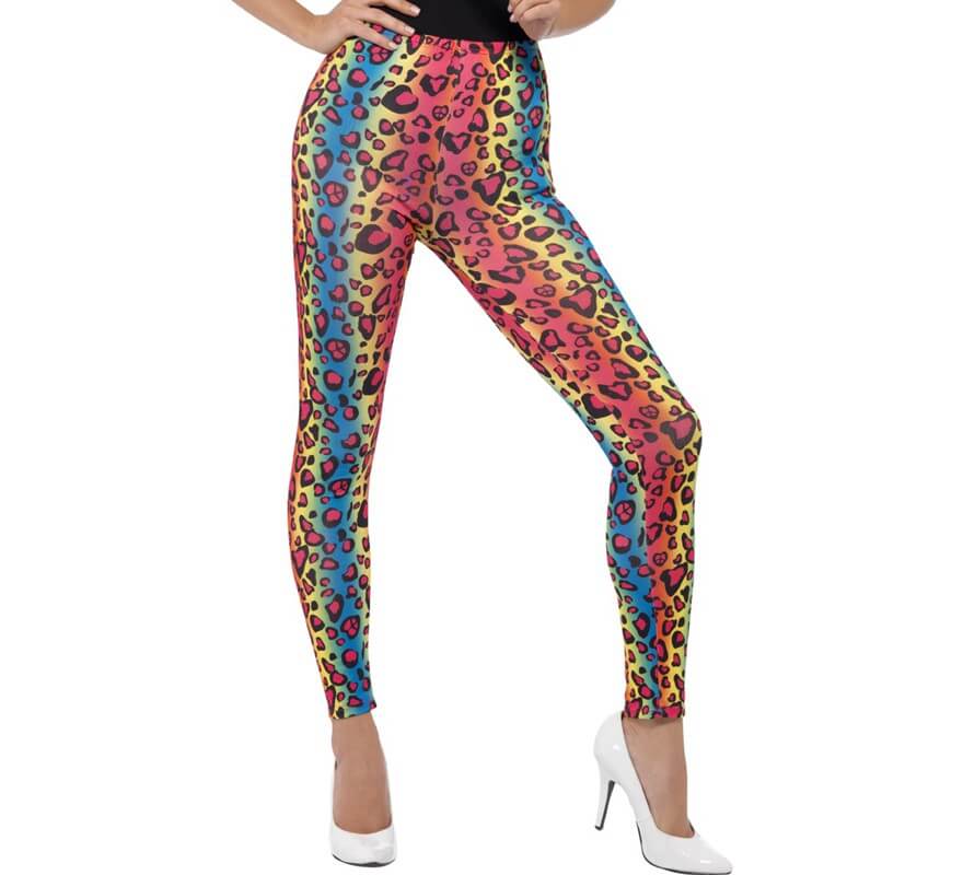 Translation missing: en.Mallas con estampado Leopardo Multicolor
