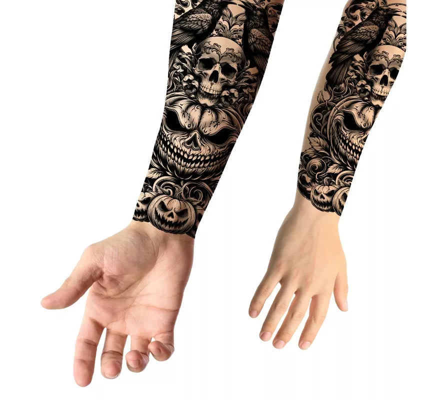 Manga de Tatuaje Calabaza Asesina