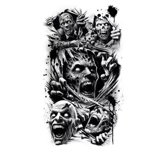 Zombie Tattoo Sleeve
