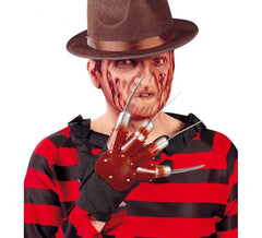 Hand or glove with knives