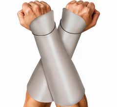 Silver Medieval Warrior Gauntlets