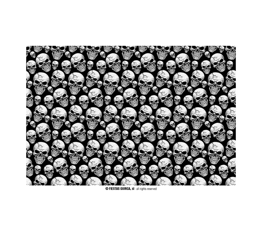 Mantel de Calaveras Temibles de 137x274 cm