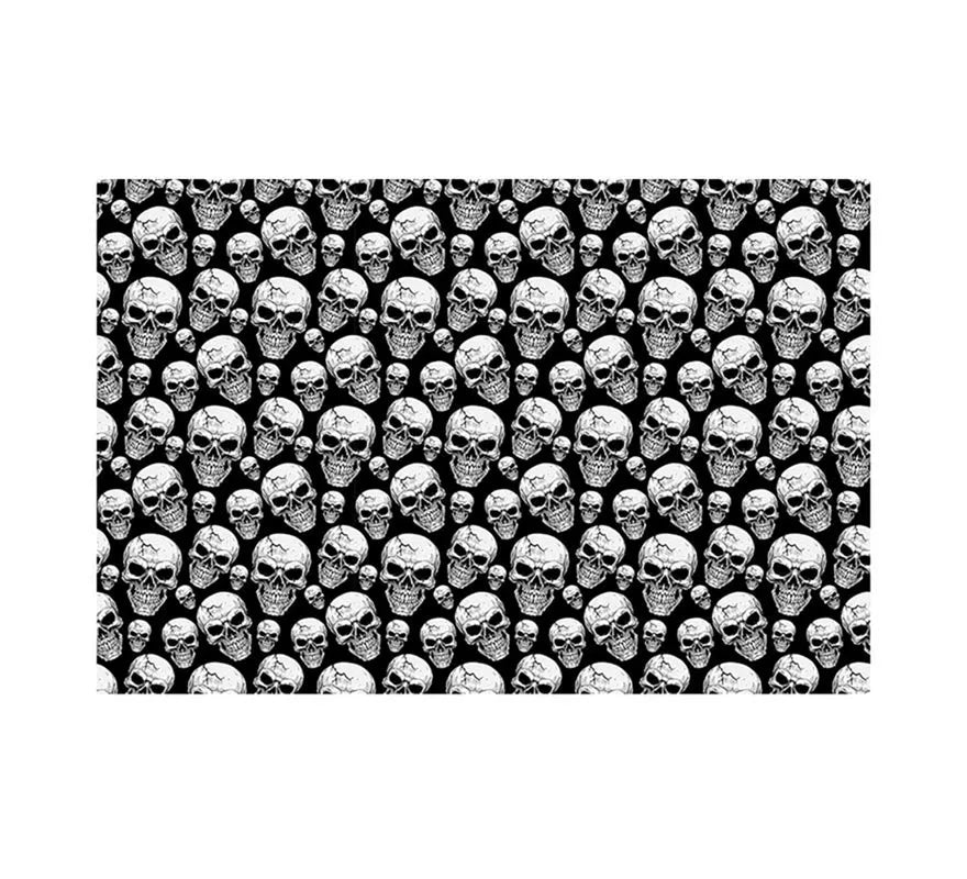 Mantel de Calaveras Temibles de 137x274 cm