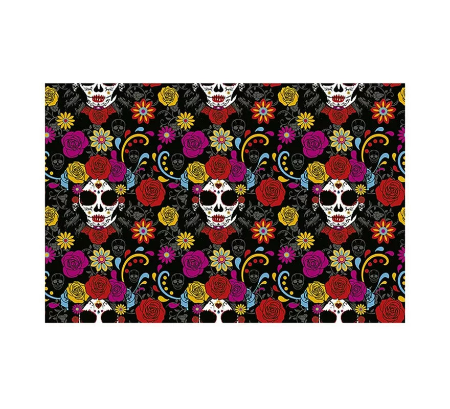 Translation missing: en.Mantel de Catrina colorida de 137x274 cm