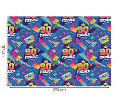 90s tablecloth 137x274 cm